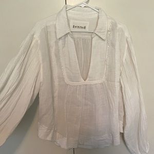 Free People linen top new